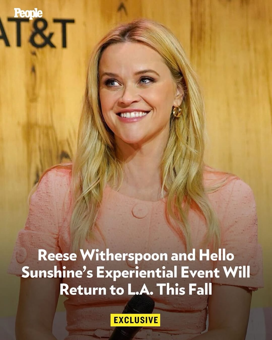 Reese at Hello Sunshine event